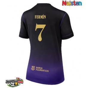 Barcelona Fermin Lopez #7 Vieraspaita Naisten 2026-27 Lyhythihainen